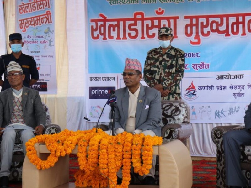 खेलाडीसँग मुख्यमन्त्री : पूर्वाधार निर्माणदेखि प्रोत्साहनसम्म